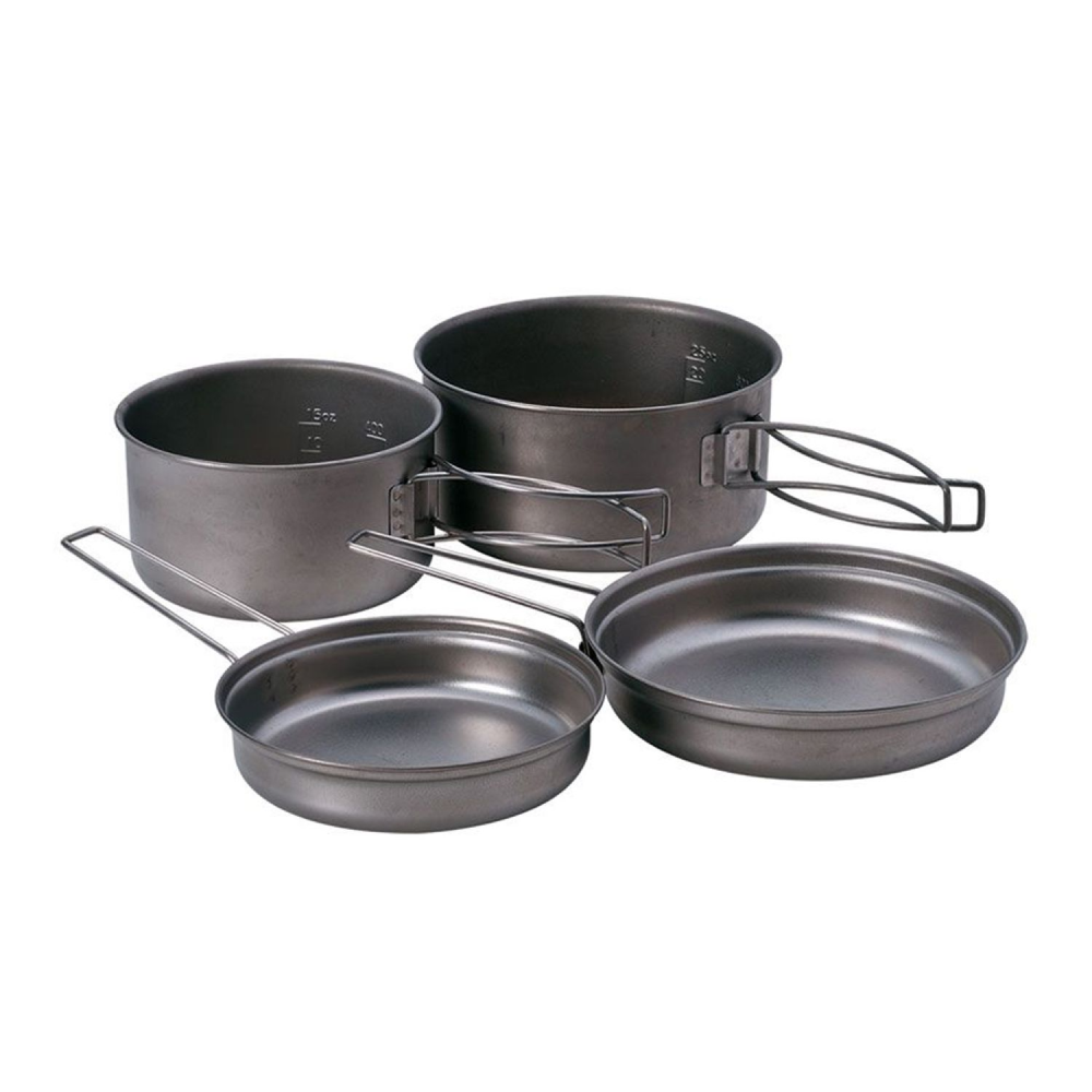 バーベキュー・調理用品 Titanium Multi Compact Cook Set Multi Compact Cookset Titanium - BIGTENT