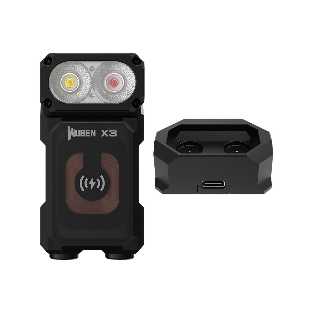 Lightok X3 Owl EDC Flashlight with Seat Charger