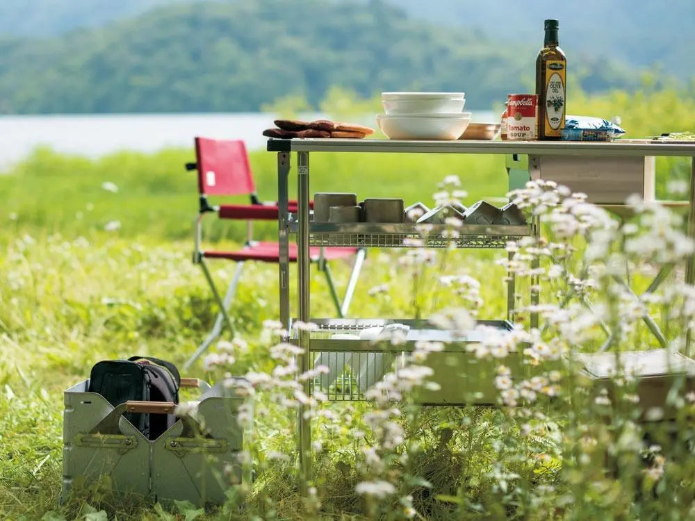 Shallow Mesh Tray 1 Unit - Snow Peak