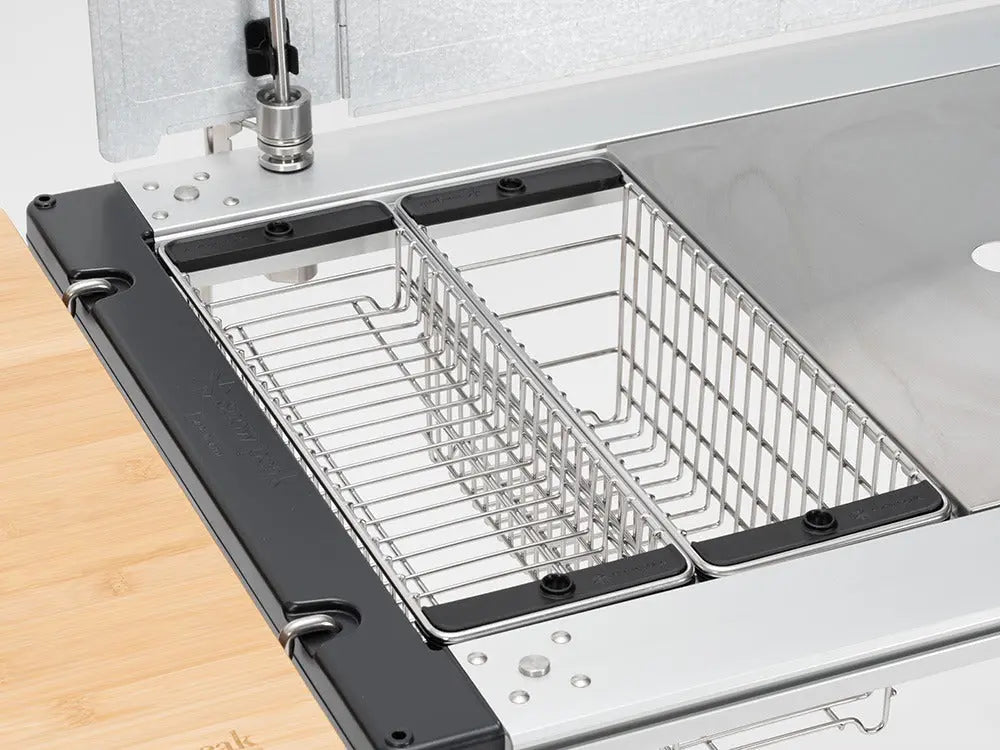 Shallow Mesh Tray Half Unit - Snow Peak