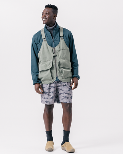 Gilet en tissu résistant aux intempéries TAKIBI