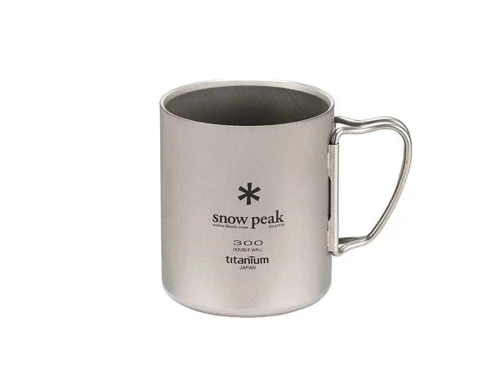 Ti Double Wall Mug - Snow Peak