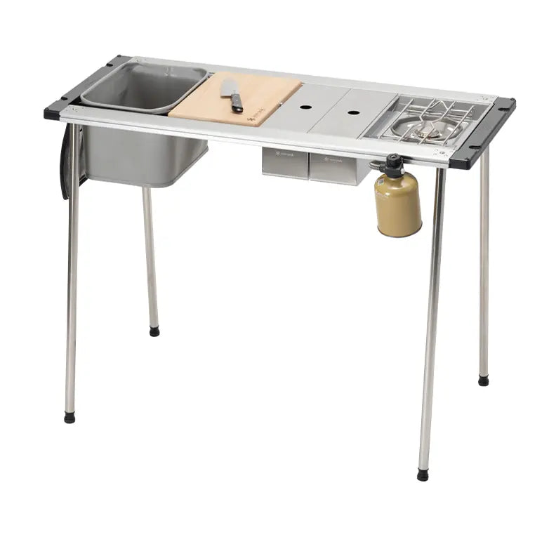 Iron Grill Table Camp Kitchen Starter Set - Snow Peak