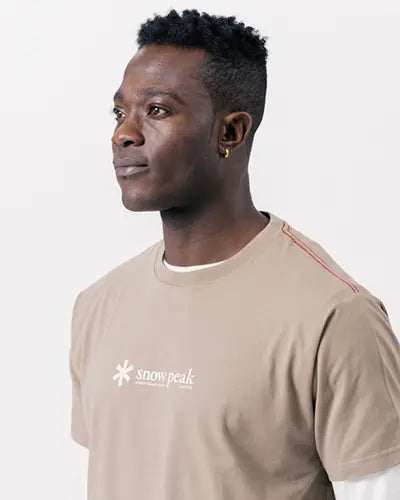 Soft Cotton Logo Short Sleeve T-Shirt - Snow Peak