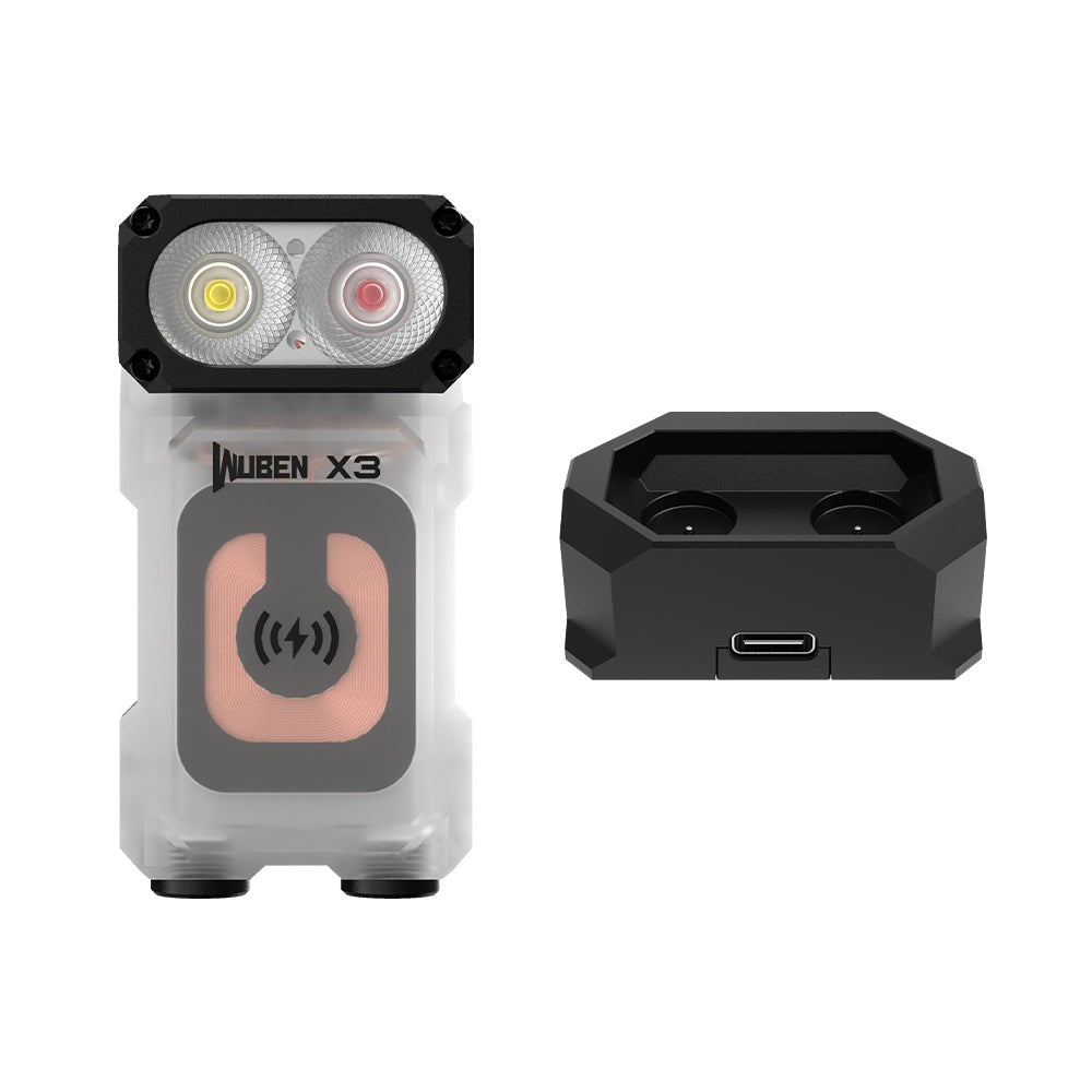 Lightok X3 Owl EDC Flashlight with Seat Charger