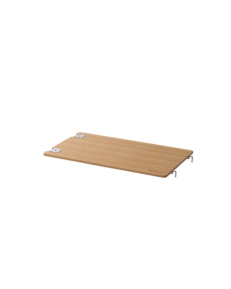 Bamboo IGT Table - Light, Regular, three-quarter view showing the attached rail joints
