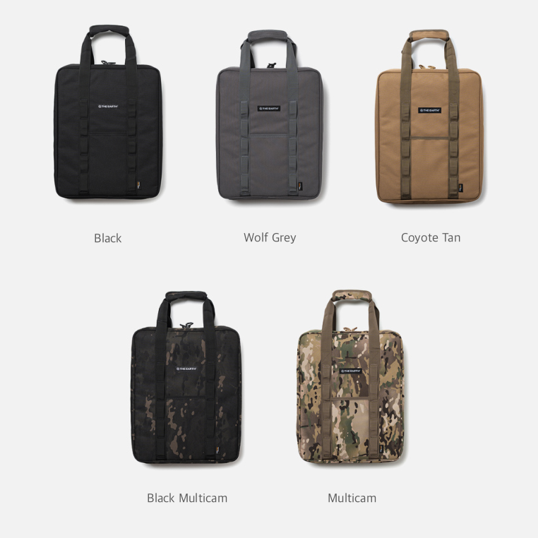 CORDURA My Table Case in five colours: Black, Wolf Grey, Coyote Tan, Black Multicam and Multicam