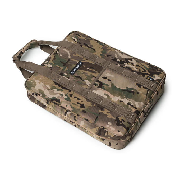 CORDURA My Table Case in Multicam, three-quarter view