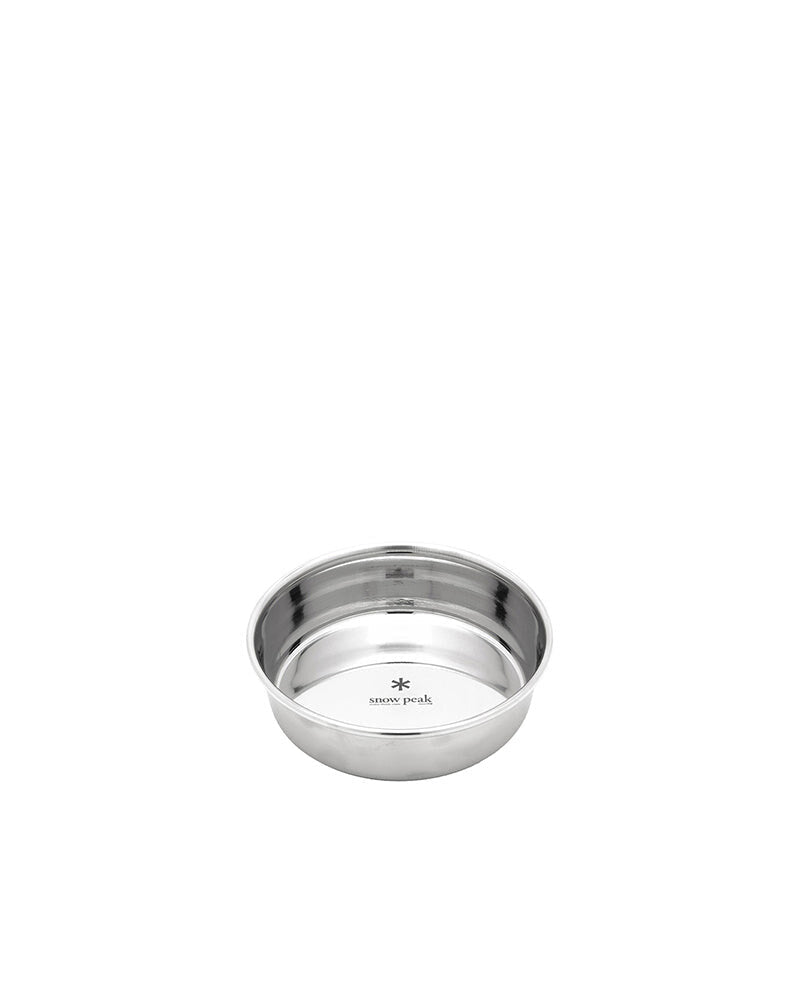 Dog Bowl, Medium, stainless steel bowl on a white background