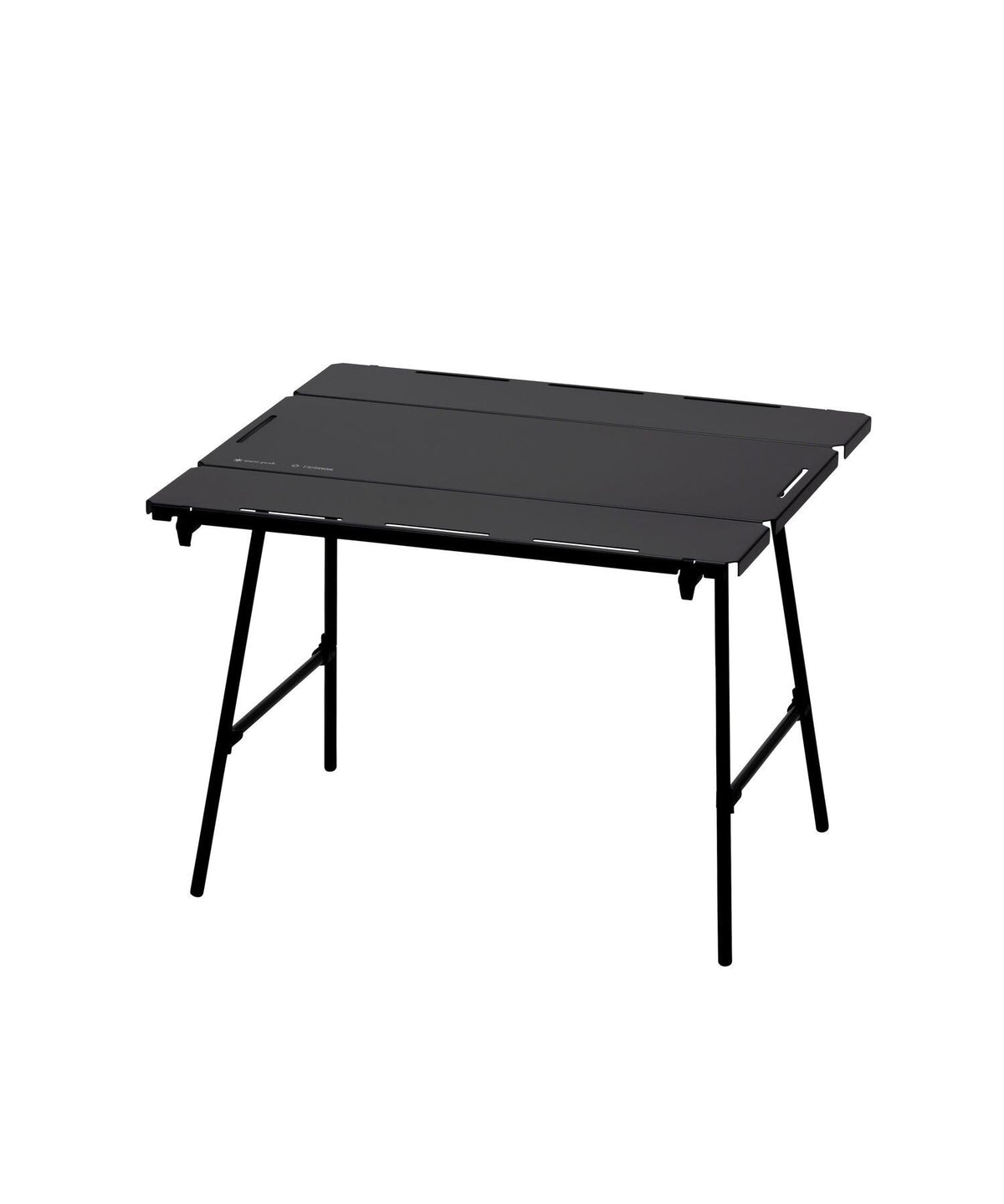 Noga Table, Black, Table Mode with both plates extending the top