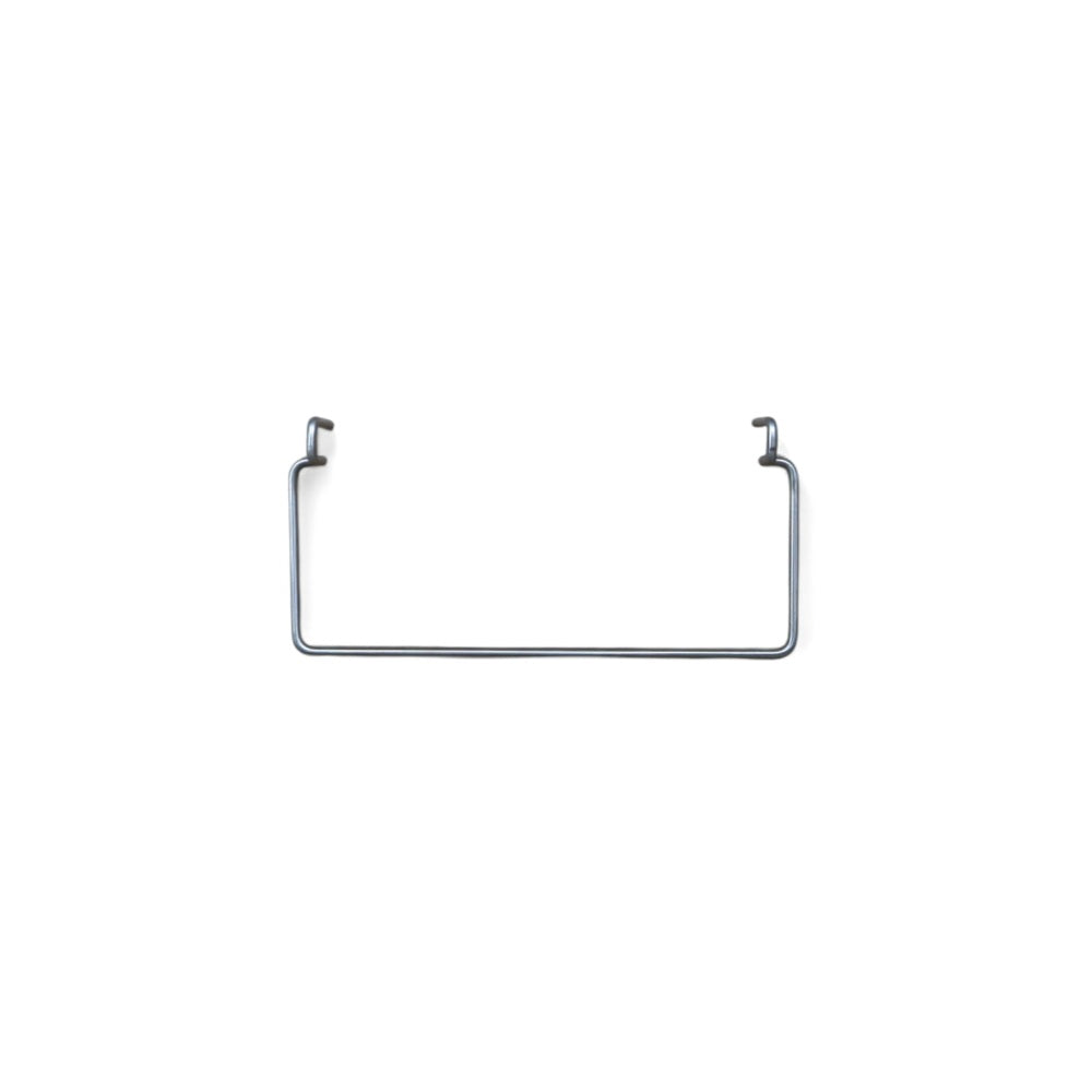 1 Unit Biloc IGT side hanger on white, bent from 304 stainless round bar.