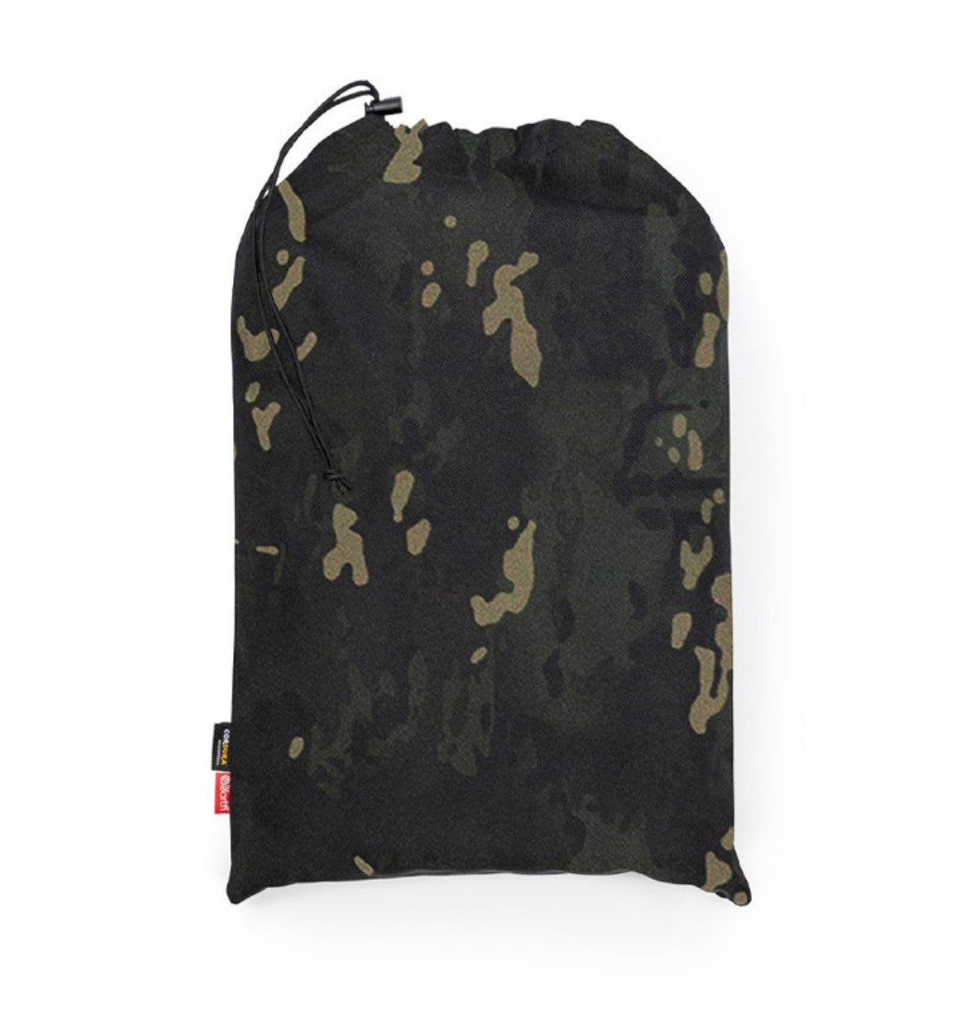 Black Multicam drawstring storage pouch