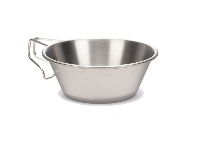 Snow Peak Titanium Backpackers Cup top side view 2