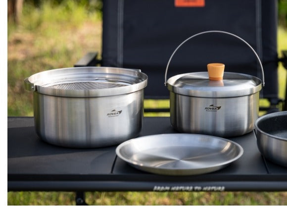 3-Layer Stainless Cookset (3-4P)