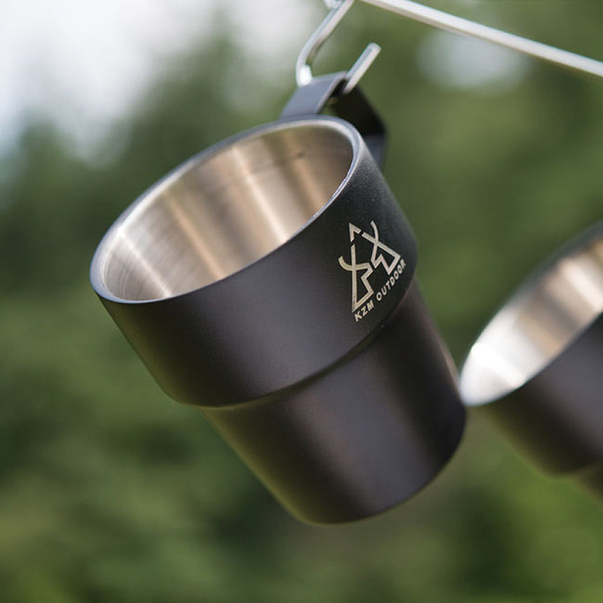 NEW Black Mug 5-Piece Set