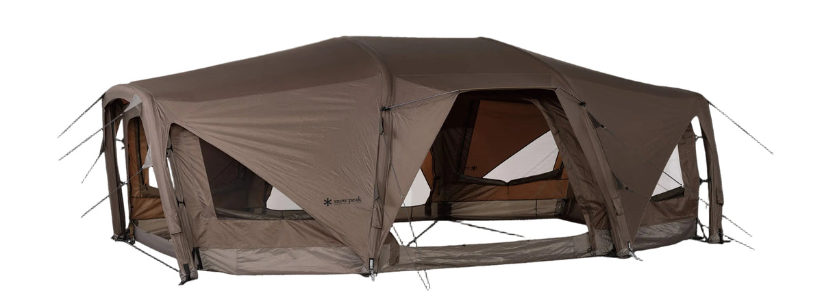 Aero Cumulus Shell, Brown, entrance panel opened
