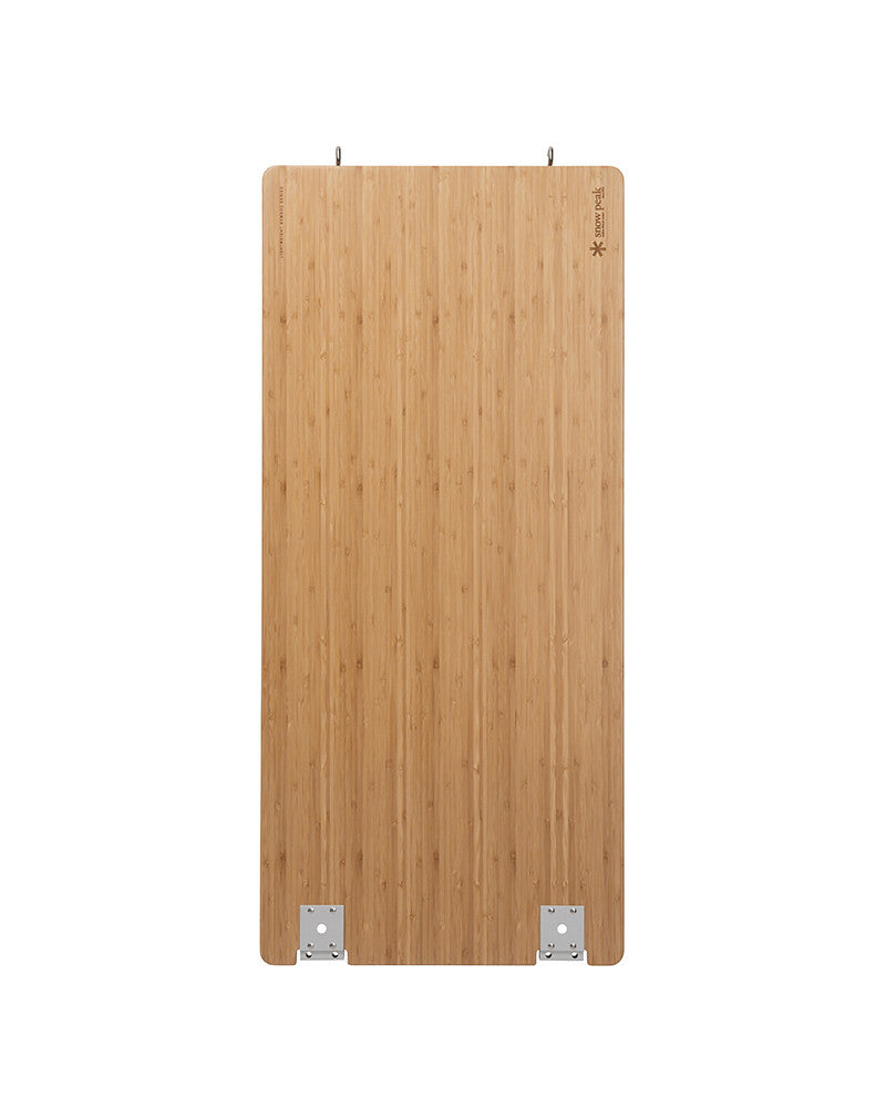 Bamboo IGT Table - Light, Long, laminated bamboo top seen from above