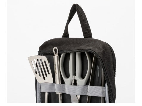 Close-up of the fabric carry loop at the top of the storage case