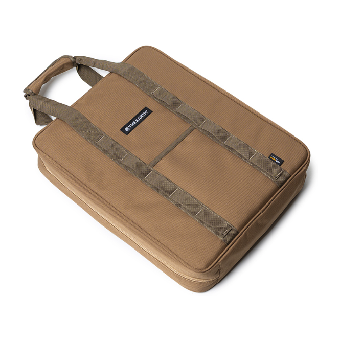 CORDURA My Table Case in Coyote Tan, three-quarter view