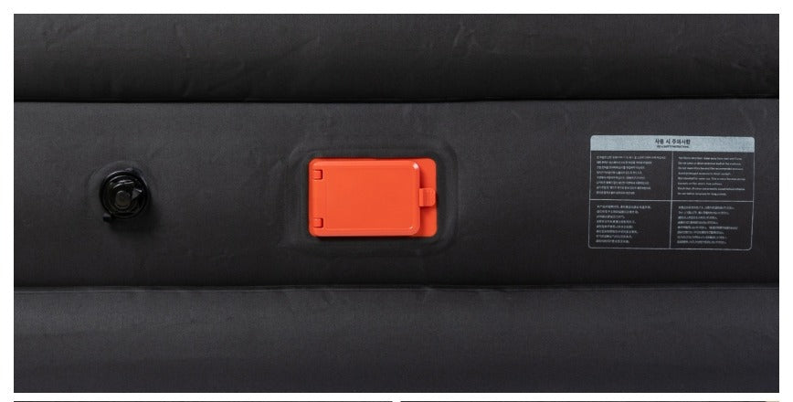 Electric air pump panel built into the mattress