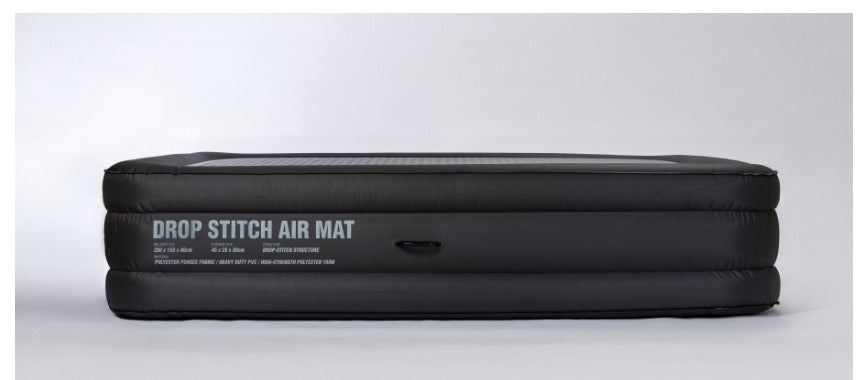 Side profile of the air mat showing its 40cm reinforced height