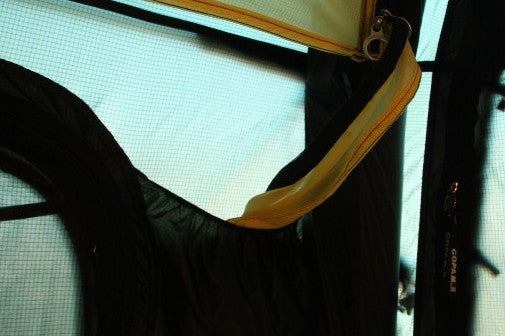 Yellow inner surface of liner with daylight diffusing through