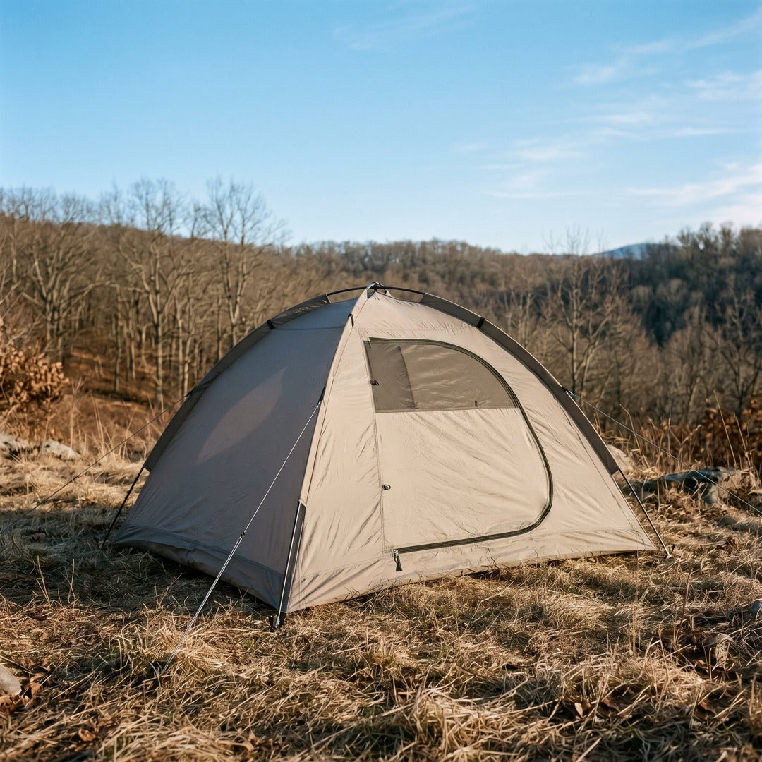 Typical single-wall air shelter, one fabric layer