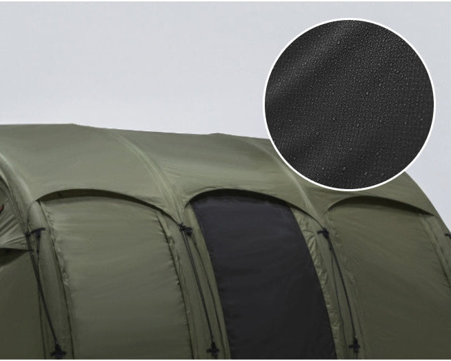 Nylon 40D ripstop fabric close-up showing weave and silicone coating