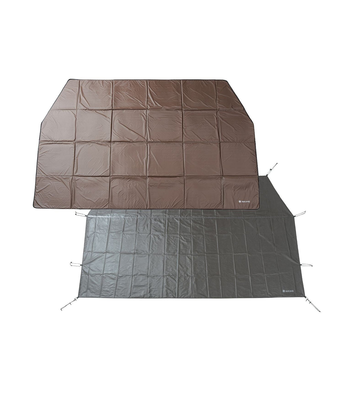 Land Lock X Mat & Sheet Set, the inner mat and ground sheet shown together