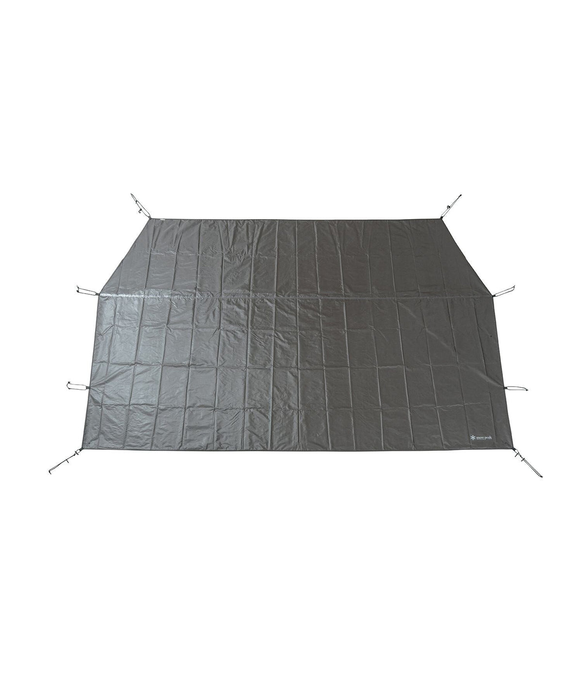 Land Lock X Mat & Sheet Set, the ground sheet laid flat with corner ties