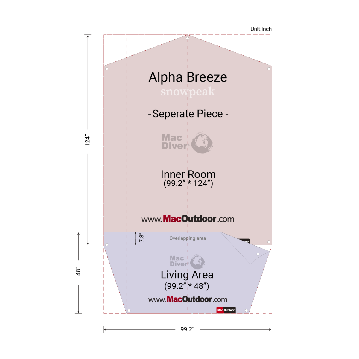 [MAC OUTDOOR] Snow Peak Alpha Breeze