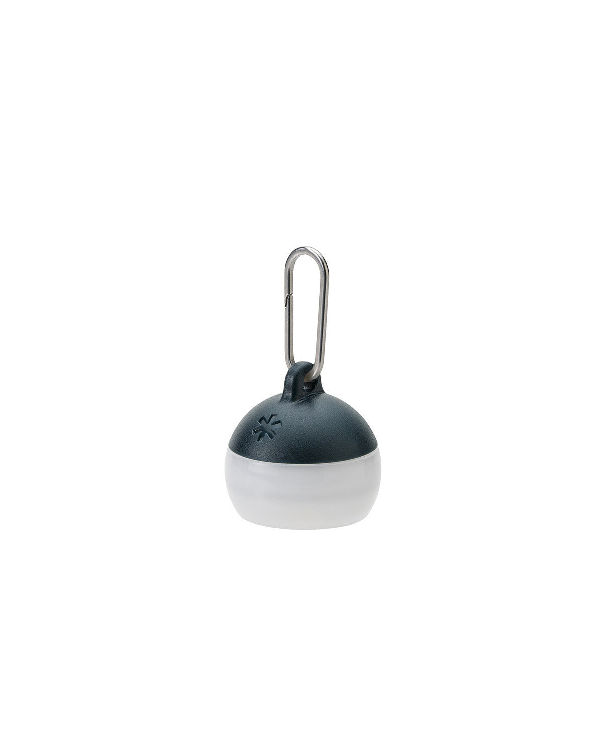 Micro Hozuki, Navy, hanging by its stainless steel ring