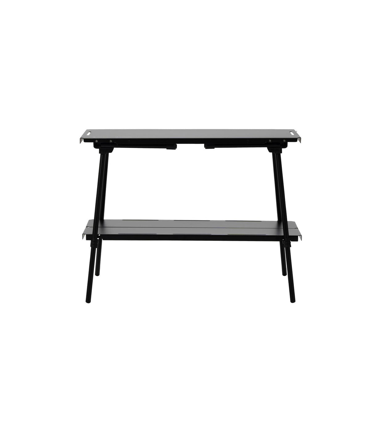 Noga Table, Black, Shelf Mode, side profile