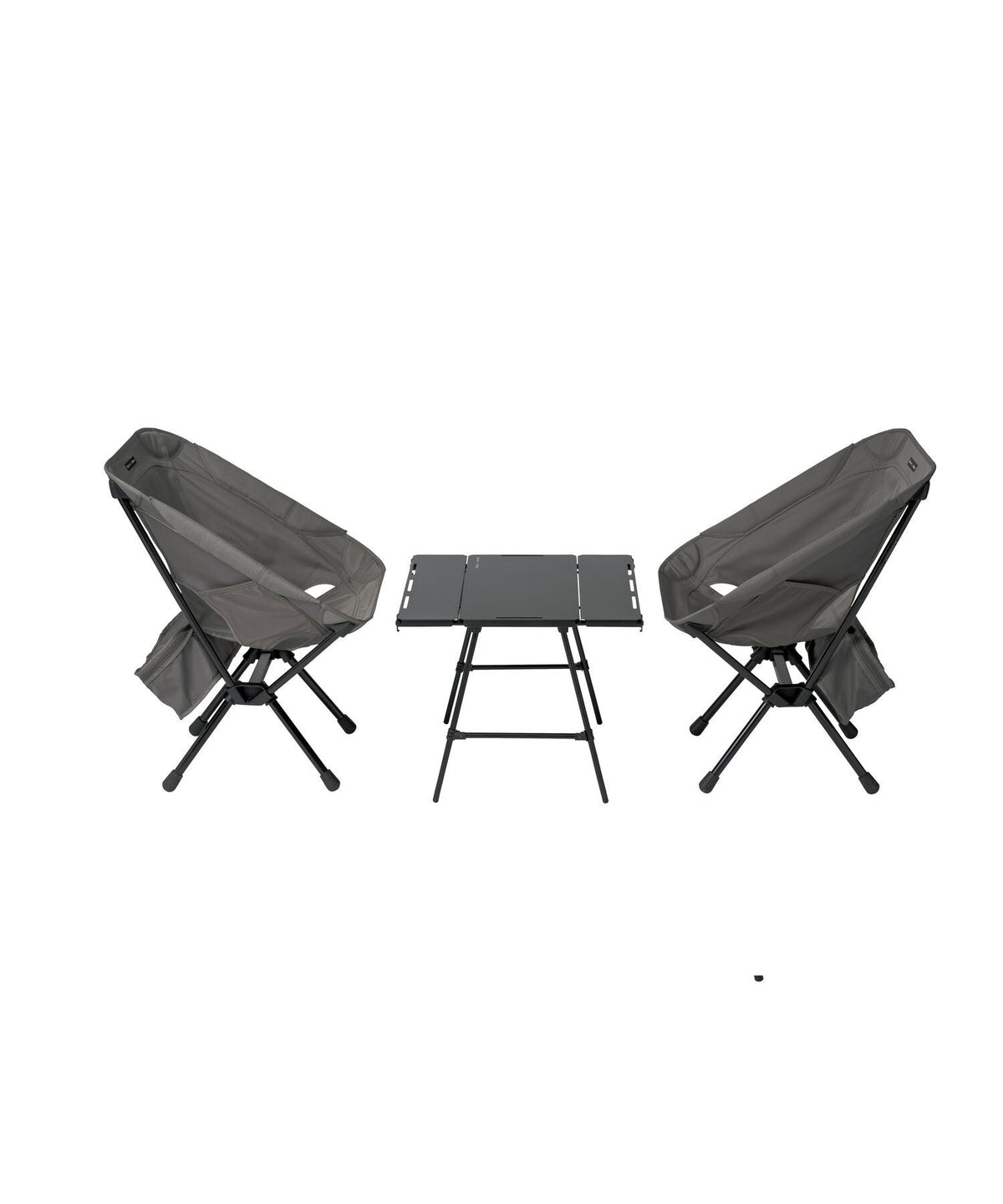 Noga Table, Black, a two-chair and table set