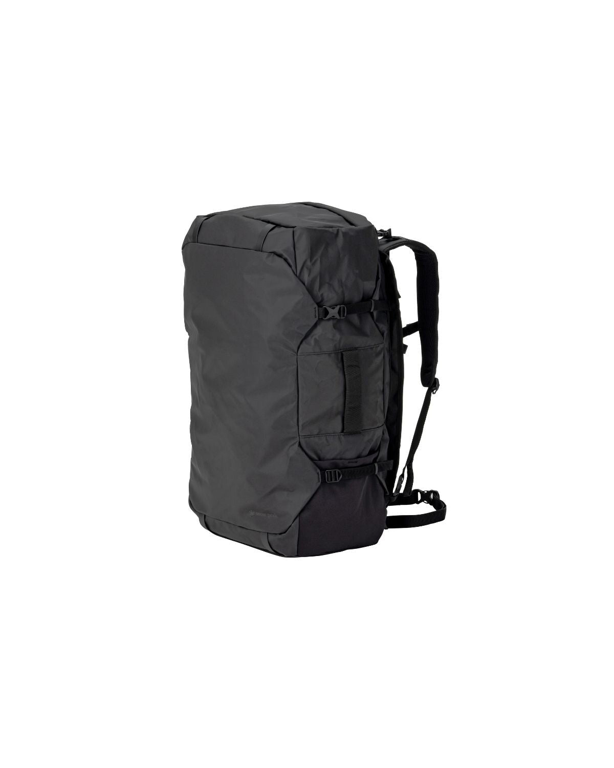 OT Duffel Bag 65, Black, front three-quarter view