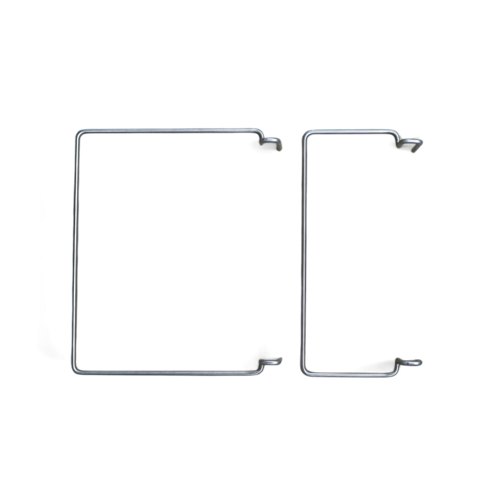 Biloc IGT side hanger in 1 Unit and Half Unit, shown together on white.