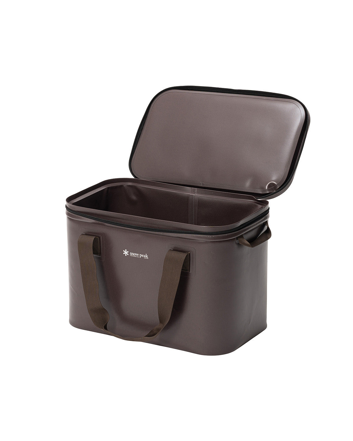 Soft Cooler 47, Tan, lid open