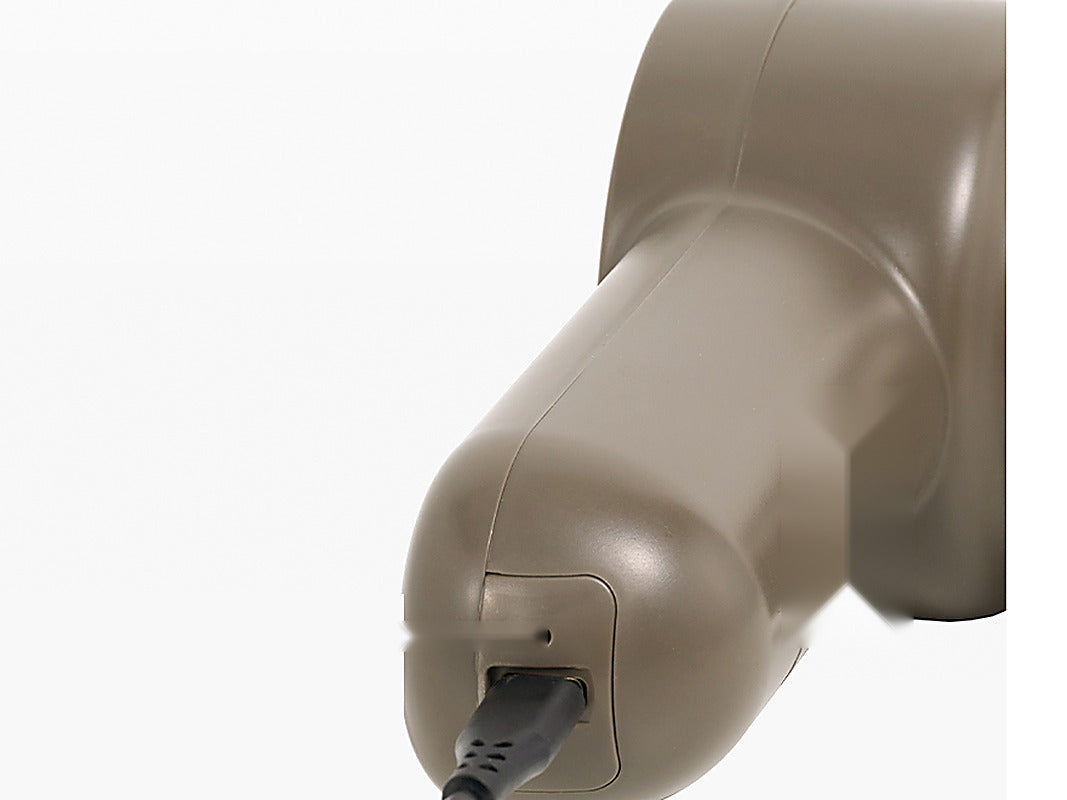 USB-C cable plugged into the charging port in the base of the Tornado 25 air pump handle.