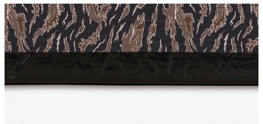 Reinforced tarpaulin base along the bottom edge of the sofa