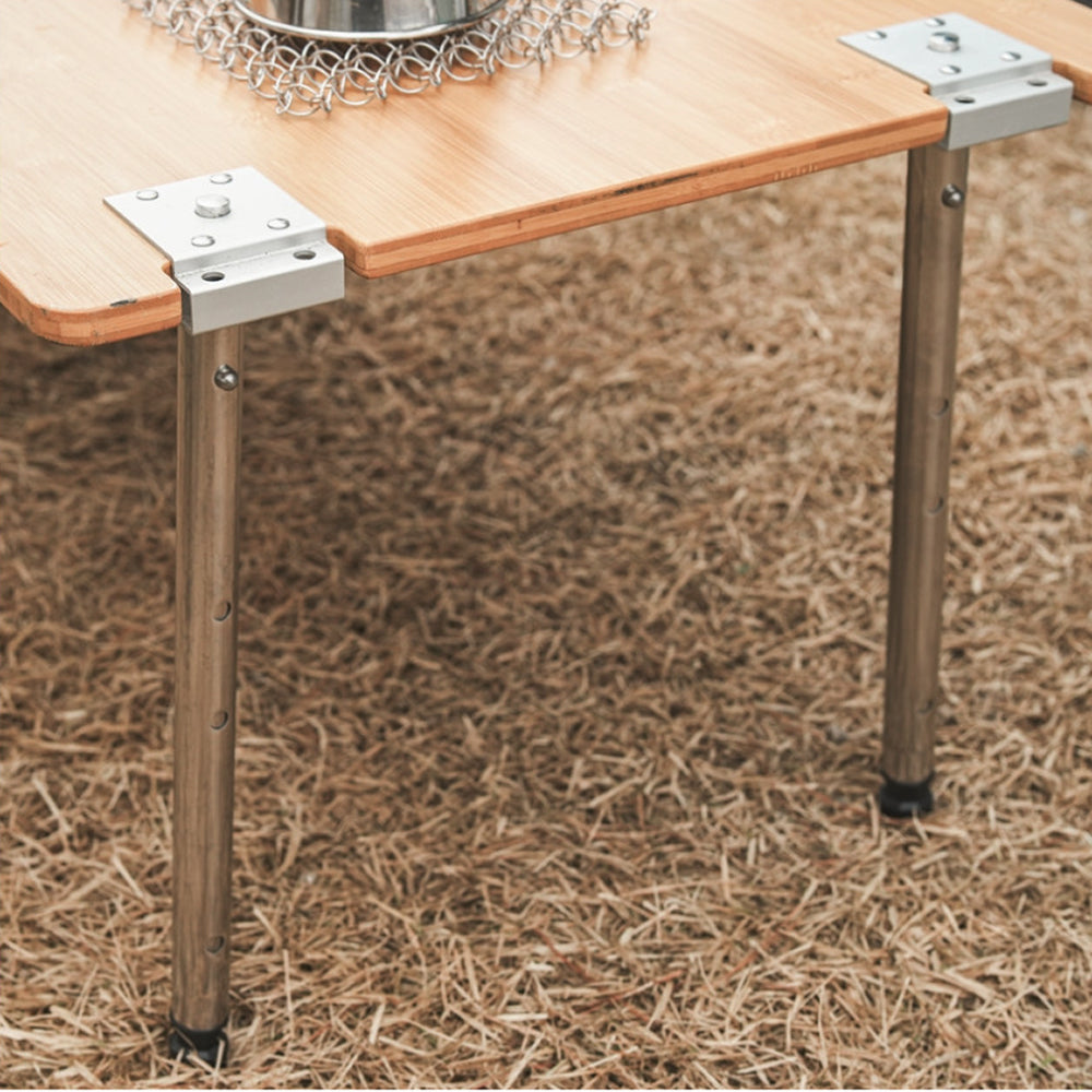 Silver SUS304 stainless steel adjustable leg