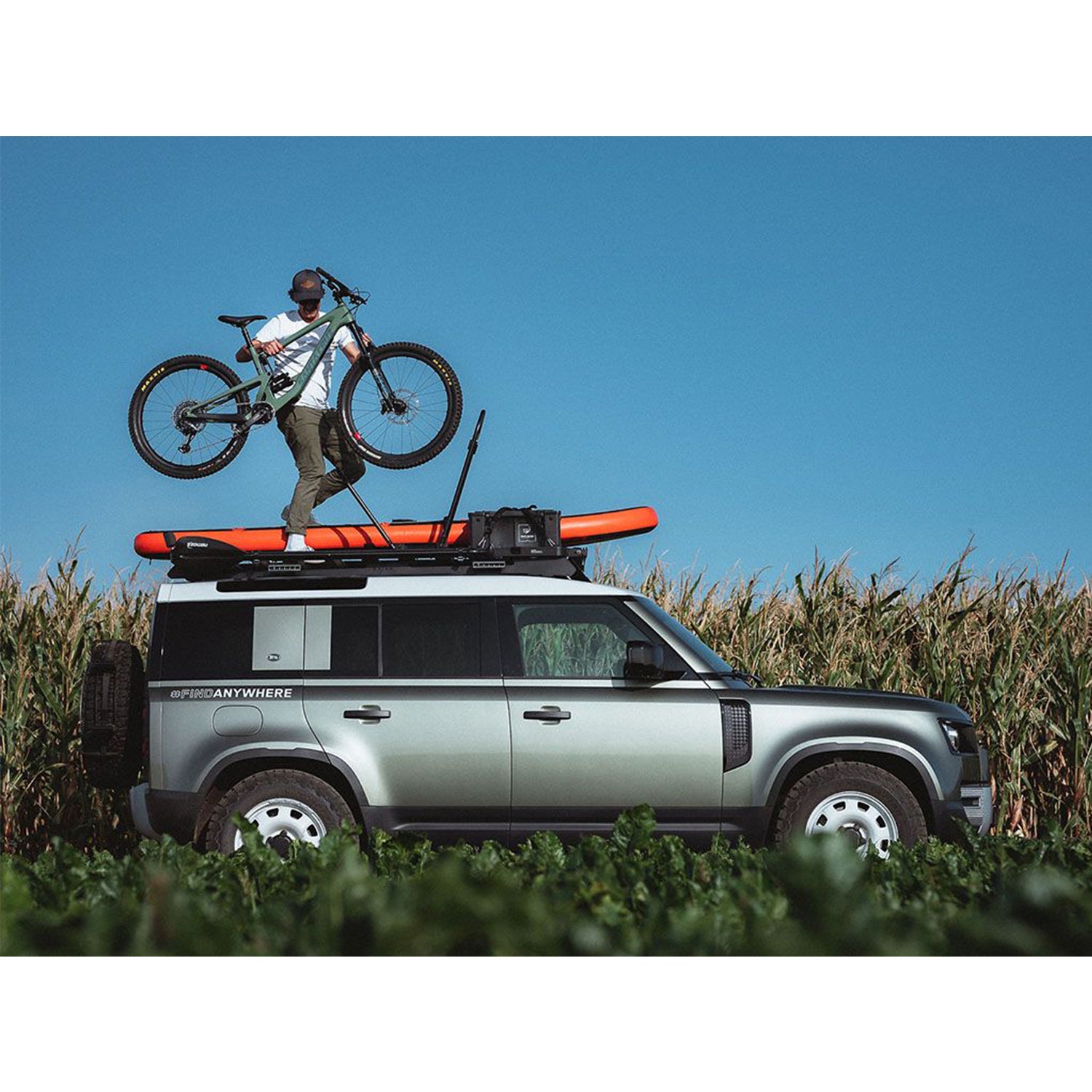 [LAND ROVER NEW DEFENDER 110 SLIMLINE II ROOF RACK KIT]